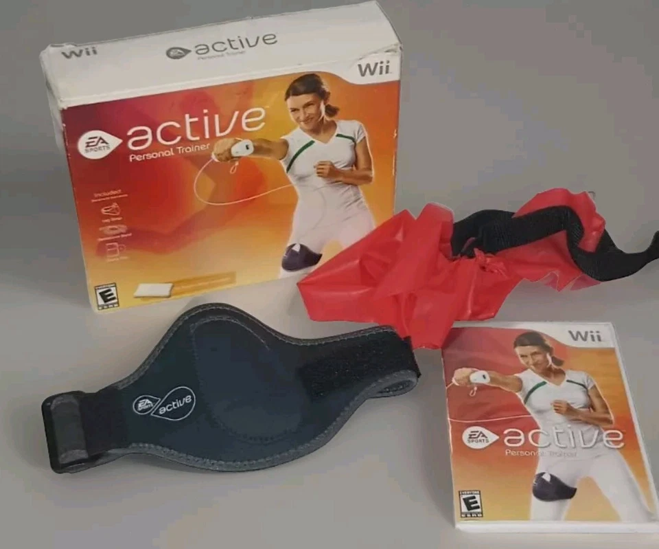 Nintendo Wii Balance Board + EA Active Personal Trainer + Fit Job Lote Paquete   Foto 4 de 4