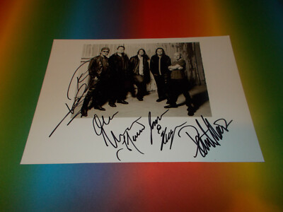 Spock s Beard Rock Band signed signiert autograph Autogramm 20x28 Foto in person
