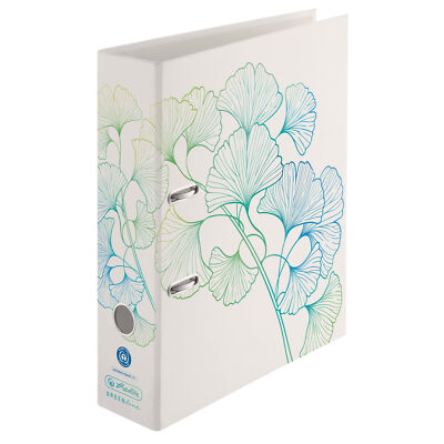 Herlitz Motivordner / DIN A4 / 80mm breit / ''GREENline Gingko''