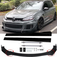 Frontspoiler Splitter Spoiler Lippe + Seitenschweller + Stützstange Für VW Golf