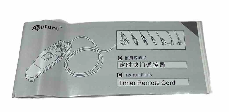 Aputure TR-3C Timer Camera Remote Shutter Cable for Canon EOS 7D, 50D, 5D Mark - Image 4 of 4