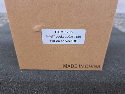 New, Dynatron, K785, 77mm 2 Ball CPU Cooler fan for Intel LGA Socket