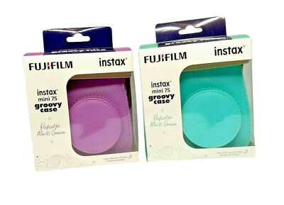 FujiFilm Instax 7S Chevron Groovy Case Choice Purple Or Green