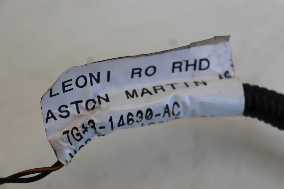 Arnés telar cableado puerta Aston Martin DB9 2007 V12 LHS RHD 7G43-14630-AC J173 Foto 2 de 2