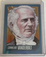 2021 SAGE PIECES OF THE PAST CORNELIUS VANDERBILT #29 BLUE PARALLEL