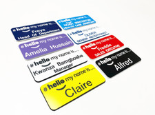 Engraved Hello my name is badges Student Nurse Health Care Assistant Hospital