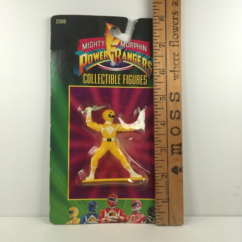 Bandai Mighty Morphin Power Rangers Collectible Figures Yellow Ranger 2300 New - Picture 2 of 8