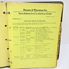 1950's+  John Deere Manuals - Tractors-combines- Lot.