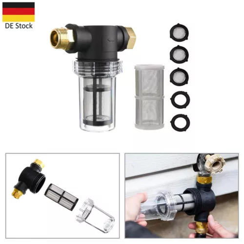 Impianto di filtrazione a sabbia con prefiltro e impianto idrico domestico pompa da giardino 4000L/h - Foto 16 di 16
