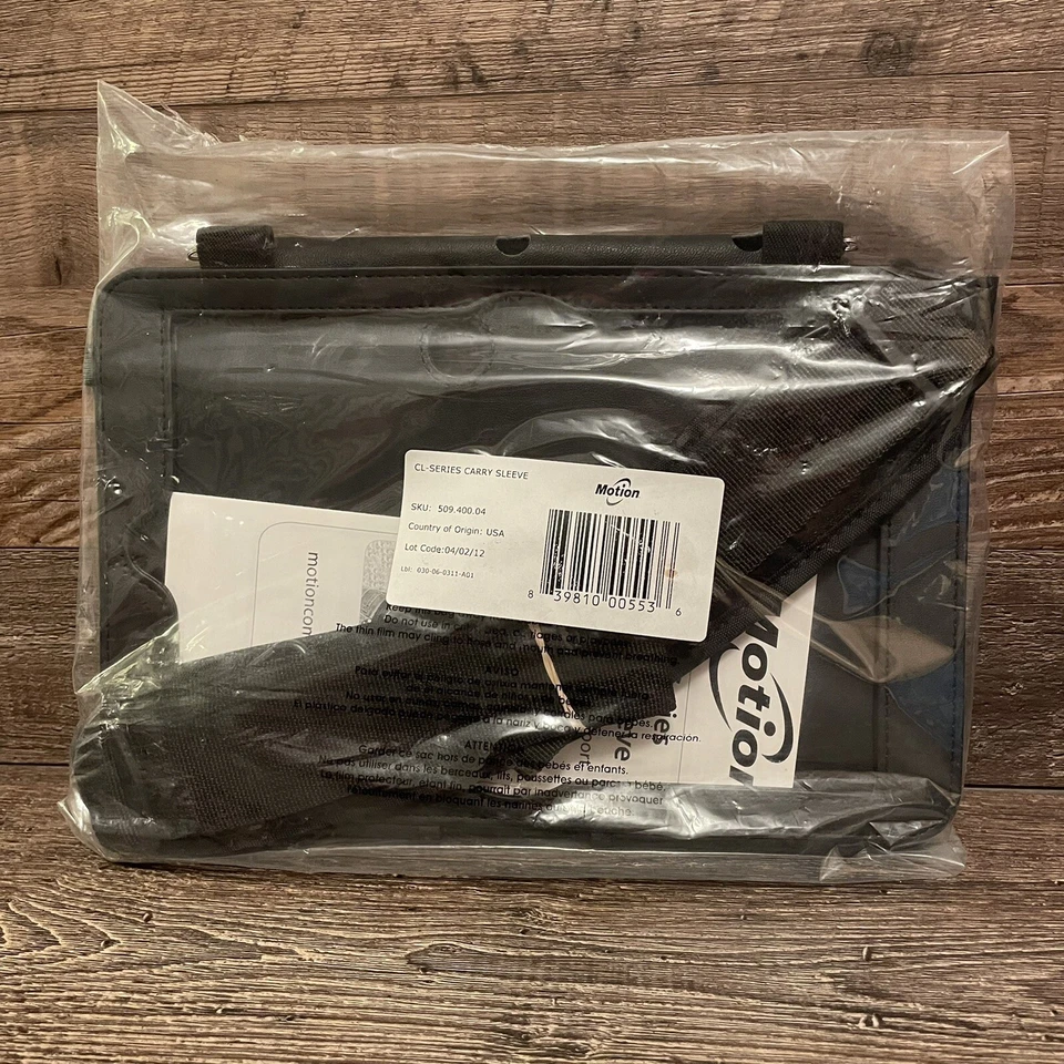 Table Case Black Motion Carrying Sleeve CL-Series for CL900 New Sku 509.400.04 - Image 2 of 3