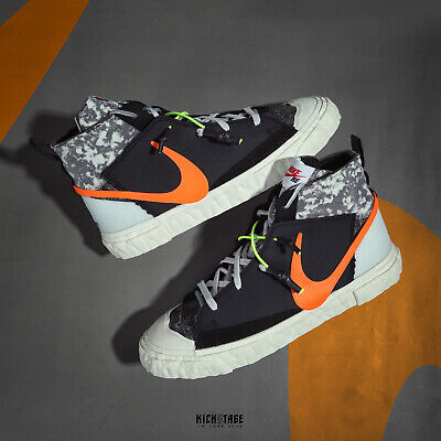 READYMADE x Nike Blazer Mid Black Orange Grey White Sneakers Shoes  CZ3589-001 | eBay