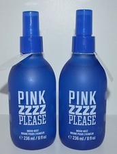 2 VICTORIA'S SECRET PINK ZZZZ PLEASE MOOD MIST FRAGRANCE BODY SPRAY ROOM 8OZ LOT