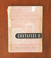 ZEISS CONTAFLEX II INSTRUCTION BOOK/21406