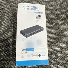 Ohmolay 13 In 1 4K Triple Display Multiport USB C Docking Station