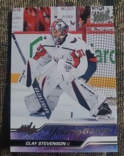 2023-24 Upper Deck Series 2 Hockey Young Guns Clay Stevenson