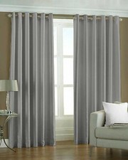 New 2 Piece Eyelet Window Curtain Set - 5 feet