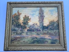 AMERICAN REGIONALISM PAINTING IMPRESSIONISM TONALISM GAMMON ANTIQUE LANDSCAPE