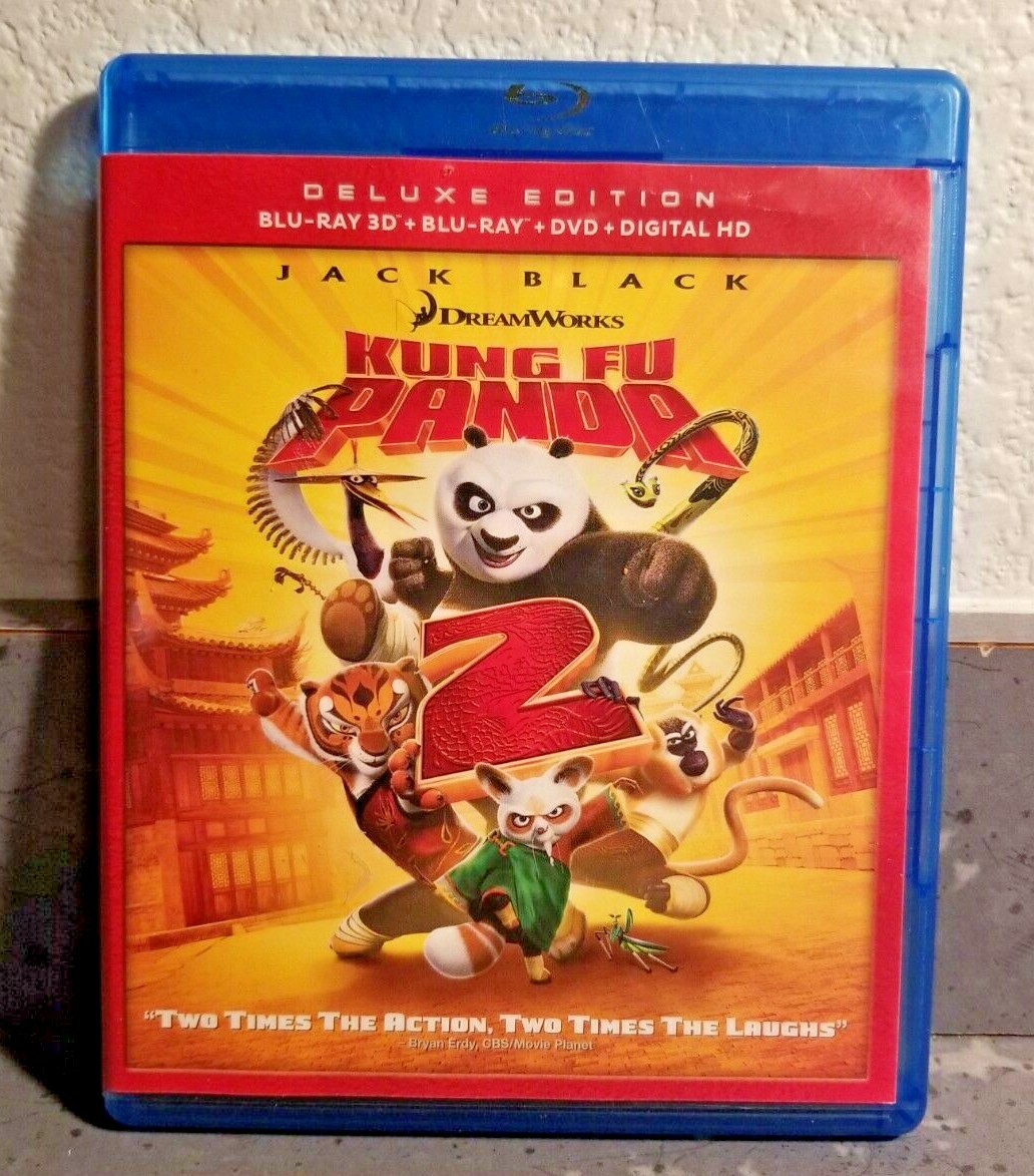 Kung Fu Panda 2 (2D + 3D Blu-ray + DVD) No Digital Region 1