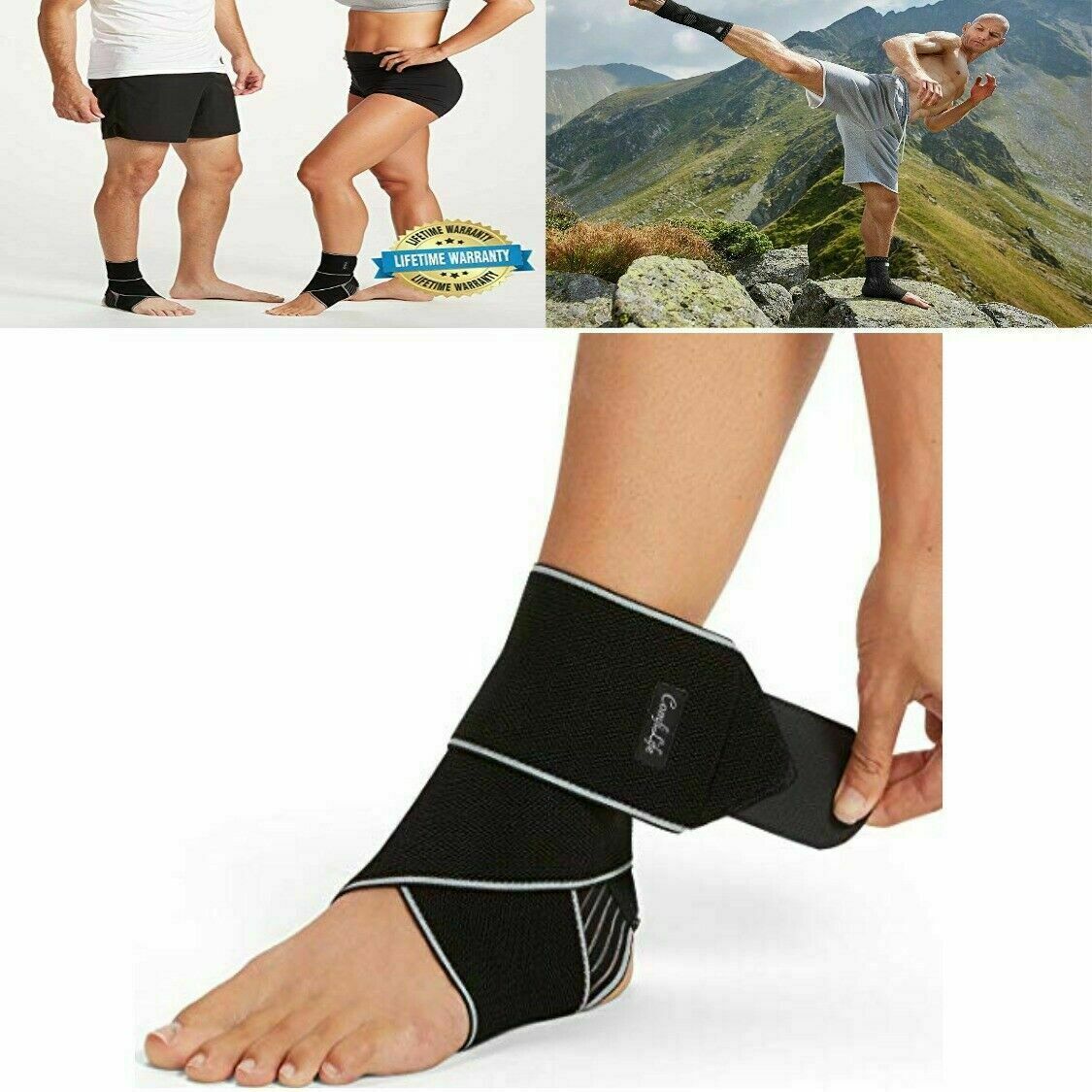 Tobilleras Deportivas Para Basketball Medias Mujer Gym Tobillera Ortopedica