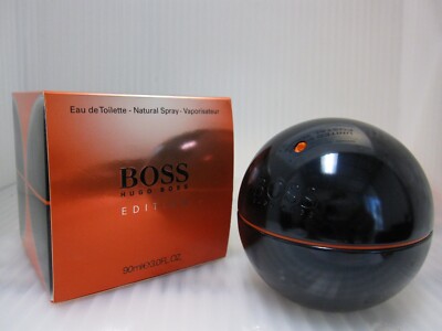 BOSS IN MOTION BLACK EDITION 3.0 FL oz / 90 ML Eau De Toilette Spray In Box