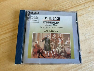 C.P.E. Bach Chamber Music (Quartets) CD Les Adieux Deutsche Harmonia Mundi