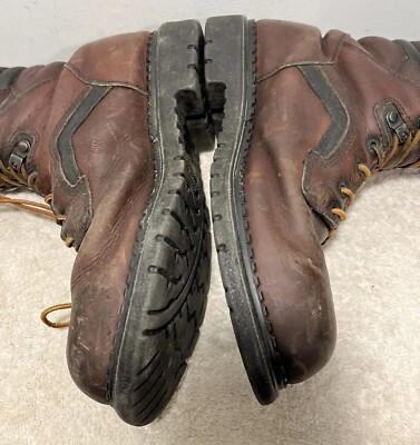 Red Wing 2238 Tall Steel Toe Brown Work Boots Mens 10 E2  Leather Red Wing Shoes | Shoes | Red Wing 2238 Tall Steel Toe Brown  main image 4
