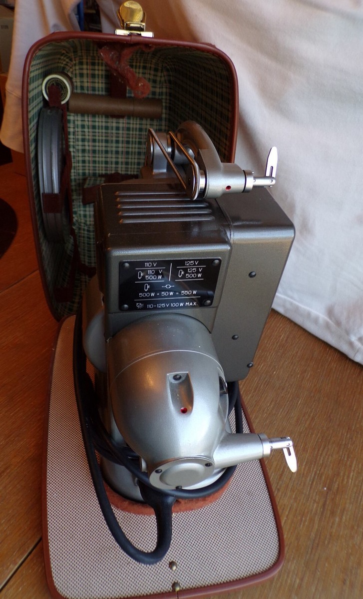 1959 Bolex Paillard M8 Fabrication Suisse 8mm Film Projector~Made