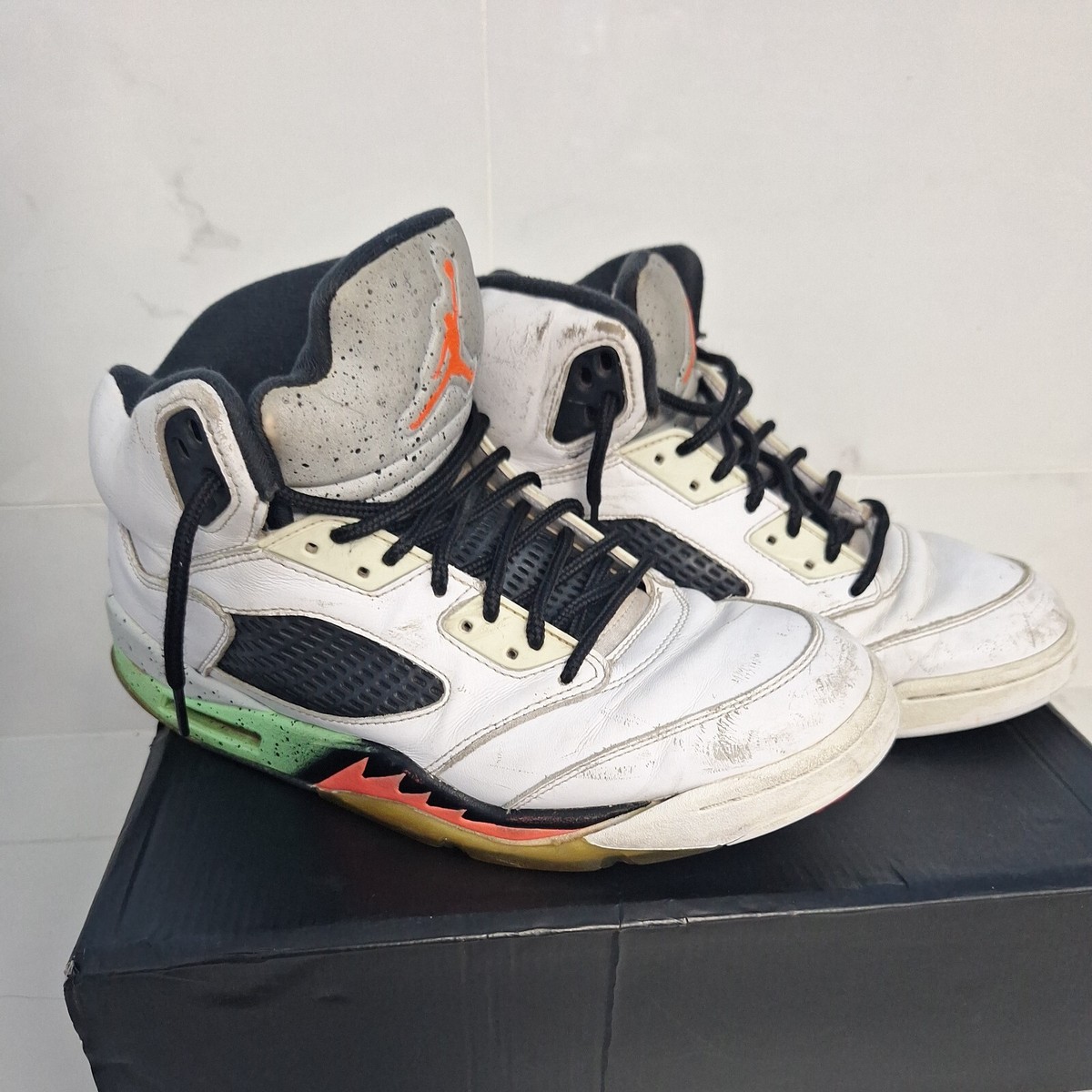 Air Jordan Retro 5 “ Poison Green” Size 10 | eBay display picture 1