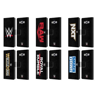 OFFIZIELLE WWE LOGO DES FERNSEHPROGRAMMS BRIEFTASCHE HUELLE FÜR SAMSUNG HANDYS 3