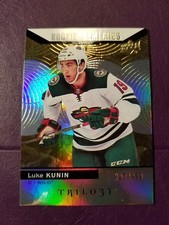 2017-18 Trilogy ROOKIE PREMIERES 332/999 #66 Luke Kunin Minnesota Wild 