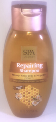 SHIP24-Spa Luxury 12 oz Repairing Shampoo Honey, Royal Jelly & Propolis Extracts