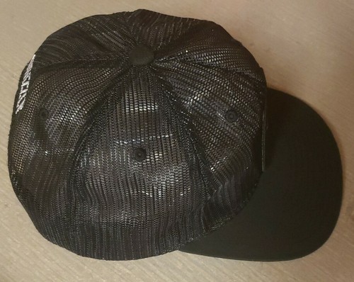 Grizzly Griptape Skateboard Black Mesh Snapback Hat SUPER RARE Patch Bear - Picture 2 of 7