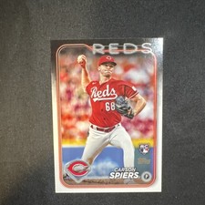 Topps Carson Spiers Cincinnati Reds 2024 Series 2 Rookie Base Set #365