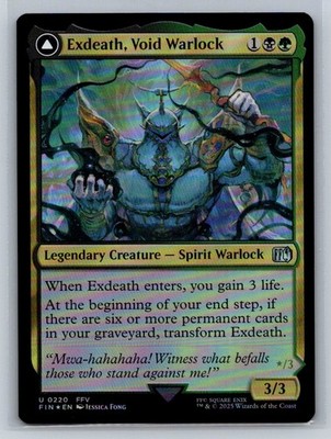 2025 Magic Final Fantasy Exdeath, Void Warlock // Neo Exdeath, Dimension's End