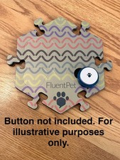 Fluent Pet Hextile Big Paw Pattern Original Hard Top Talking Dog