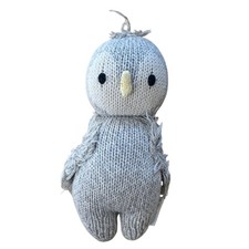 Peluche animal pequeño 7" hecho a mano tejido a mano pingüino bebé abrazo y amable Perú