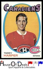 1971-72 Topps #59 Terry Harper Montreal Canadiens NHL Hockey Card