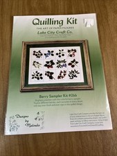 New Quilling Kit Paper Craft Filigree Lake City Craft Co Berry Sampler #266