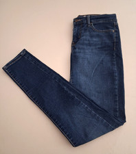 Levi's 710 Super Skinny Jeans Womens W28 L30 Blue Denim Stretch Slim Pants