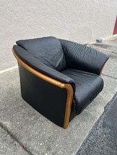 Ekornes Stressless  Manhattan  Black Leather Chair Norway Living Room Furniture