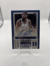 2017-18 Panini Contenders Draft Picks #128 Amile Jefferson Autograph
