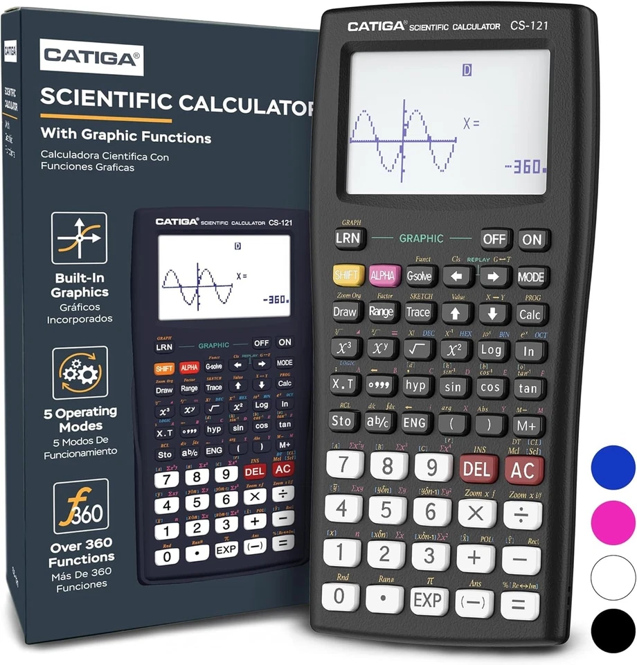 Graphing Scientific Calculator, High School College CS-121 - Image 3 of 4