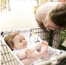 *NEW* Binxy Baby Shopping Cart Hammock Seat Comeing Up Roses Sweet Floral Print