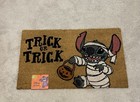 Disney Lilo & Stitch Trick or Treat 18x30 Coir Doormat