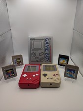 Nintendo Game Boy Classic Konvolut Rot mit OVP & Grau Spiele Getestet