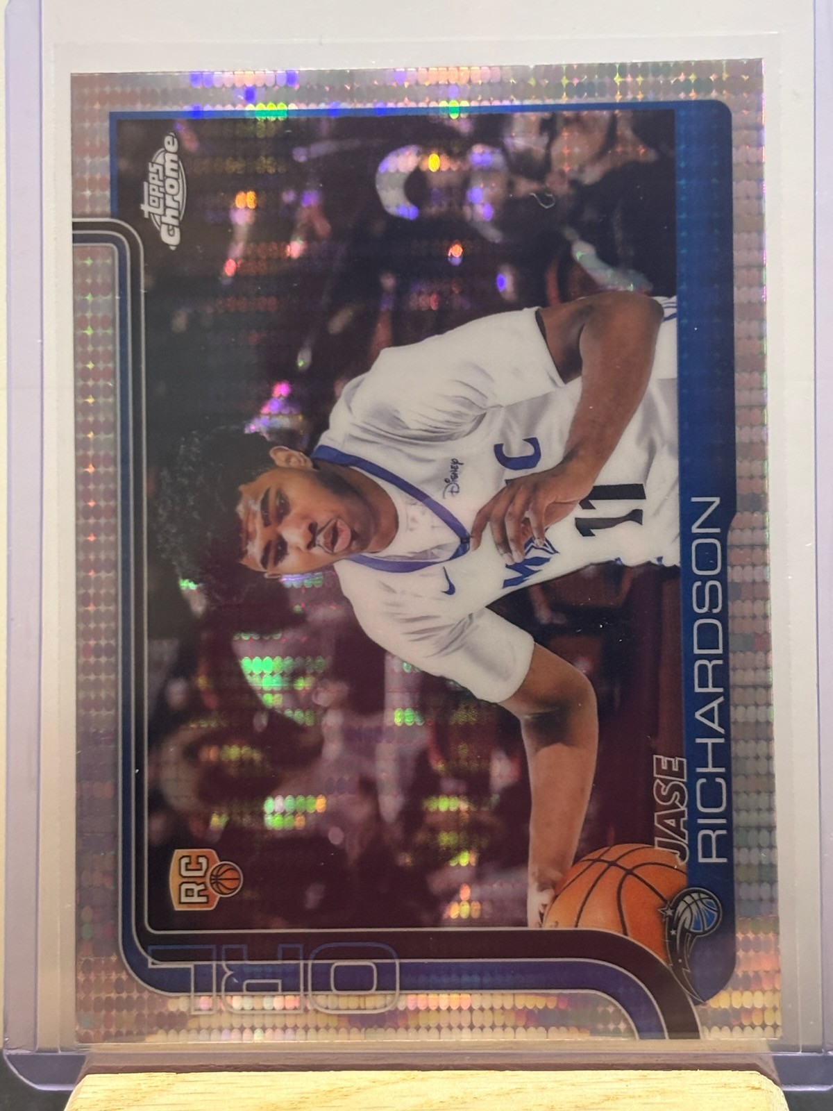 2025-26 Topps Chrome Jase Richardson #275 RC Pulsar Refractor Magic