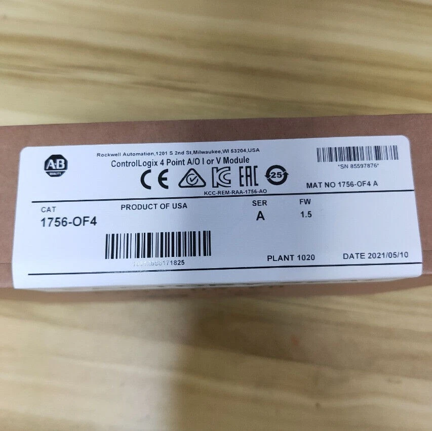 1756-OF4 NEW PLC 1756-OF4/A ControlLogix 4 Pt A/O I or V Module1756OF4 - Image 2 of 4