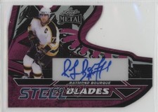 2025 Leaf Metal Legends Steel Blades Pink Prismatic /5 Ray Bourque Auto HOF 11jd