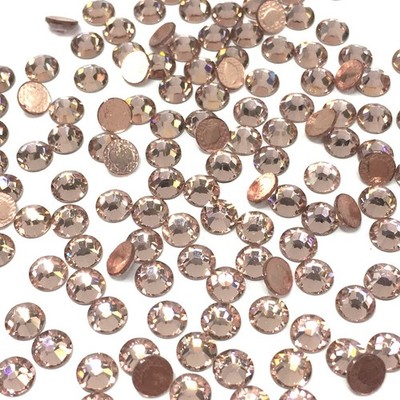 Silk (391) beige Swarovski 2078/2038 Crystal Flatback HOTFIX iron-on Rhinestones