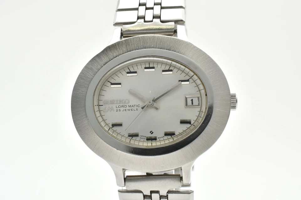 [Casi COMO NUEVO] SEIKO Vintage LM Lord Matic 5605-5010 1970 Reloj Automático Ovalado para Hombres Foto 2 de 4